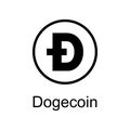 dogecoin icon. Element of currency for mobile concept and web apps. Detailed dogecoin icon can be used for web and mobile. Premium