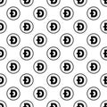 dogecoin icon in Pattern style