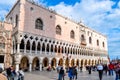 Doges palace on St. Mark`s square, Venice, Italy