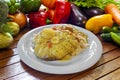 Dogfish moqueca, traditional dish of Brazil Royalty Free Stock Photo