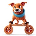 Doggie on wheels, wooden toys, for children, eco-friendly, handmade, Montessori, for children\'s development