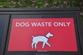 Doggy waste deposit