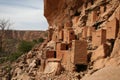 Dogon village in rock-face, Mali Royalty Free Stock Photo