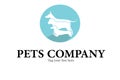 Dogs care logo Royalty Free Stock Photo