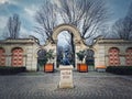 Dogs Cemetery (Cimetiere des Chiens) in Asnieres-sur-Seine, Paris France.