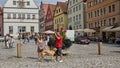 Dogs do the funnies things. Dog takes a good sniff of his owners crotch.