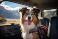 Dogs kids relax A Vacation time,travvel trip, funny Generative AI