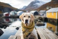 Dogs kids relax A Vacation time,travvel trip, funny Generative AI