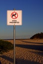 Dogs Prohibited sign Royalty Free Stock Photo