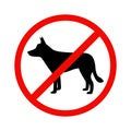 Dogs is prohibited.