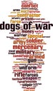 Dogs of war word cloud