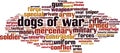 Dogs of war word cloud