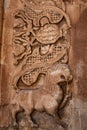 Dogubayazit, Turkey, Middle East, Ishak Pasha Palace, courtyard, lion, decorations, architecture, ancient, ornate