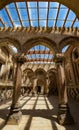 Dogubayazit, Turkey, Middle East, Ishak Pasha Palace, ceremony, hall, interiors, decorations, old, ancient, ruined, old ruins