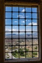 Dogubayazit, Turkey, Middle East, Ishak Pasha Palace, window, view, valley, architecture, ancient, viewpoint