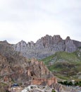 Dogubayazit, Turkey, Middle East, islam, mosque, minaret, castle, mountain, old, ancient, ruined, old ruins, Beyazit Royalty Free Stock Photo