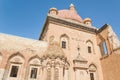 Details of ancient Ottoman Sultan Palace Ishak Pasha in Turkey on slopes of mount Ararat