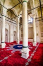 Dogubeyazit, Turkey - May 24, 2017. Mosque in Palace Ishak Pasha near to Ararat mountain