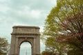 Dogwood Trees Near the National Memorial Arch in Valley Forge, Pennsylvania Royalty Free Stock Photo