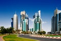 The Doha Corniche is a waterfront promenade in Doha, Qatar