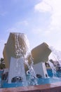 Doha fountains Royalty Free Stock Photo