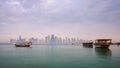 Doha morning view, Qatar Royalty Free Stock Photo