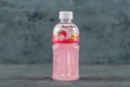 A bottle of Mogu Mogu Lychee Juice with Nata De Coco 320ml