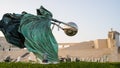 The Force of Nature sculpture by Lorenzo Quinn in Katara Cultural Village in Doha