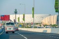 A general view of Al Thumama Stadium