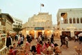 DOHA, QATAR - DECEMBER 30, 2019: Souq street in Souq Waqif neighborhood, restored historical area with perfect examples of