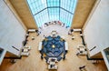 Fountain in museum`s hall, Doha, Qatar Royalty Free Stock Photo