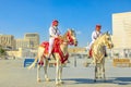 Police riding in Souq Waquif