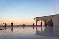 Doha, Qatar - Jan 9th 2018 - Locals and residents enjoying a open area in a late afternoon in Doha, Catar