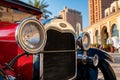 Doha,Qatar- 30 March 2020: 1929 ford model a classic car