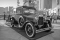 Doha,Qatar- 30 March 2020: 1929 ford model a classic car