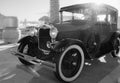 Doha,Qatar- 30 March 2020: 1929 ford model a classic car