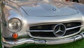 Doha, Qatar- 04 March 2019: 1962 Mercedes Benz 190 SL classic luxury car Royalty Free Stock Photo