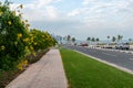 Doha, Qatar - Nov 20. 2019. Cityscape with Al Bidda Street