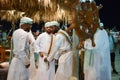Omani men in traditional clothing Royalty Free Stock Photo