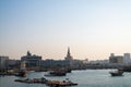 Doha, Qatar - October 2021:Far view of Al Fanar Mosque in Doha, Qatar Royalty Free Stock Photo