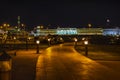 Doha Qatar parliament night view beautyful arcitaxture of 18-January 2020