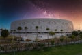 Al Thumama Stadium, one of the venues for the FIFA World Cup 2022 Qatar football tournament Royalty Free Stock Photo