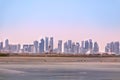Doha skyline. Cityscape of Qatar capital.