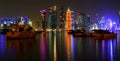 Doha West Bay skyline Royalty Free Stock Photo