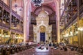 Dohany Street Synagogue (Great synagogue) interior in Budapet, H
