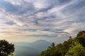 Doi Inthanon view point in the morning, Doi Inthanon National Park Royalty Free Stock Photo