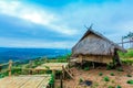 Doi Sango viewpoint is on the high and large mountain not far from the golden tri angle viewpoint. Royalty Free Stock Photo