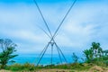 Doi Sango viewpoint is on the high and large mountain not far from the golden tri angle viewpoint. Royalty Free Stock Photo