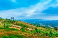 Doi Sango viewpoint is on the high and large mountain not far from the golden tri angle viewpoint. Royalty Free Stock Photo