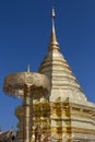 Doi Suthep Buddhist Temple - Chiang Mai - Thailand Royalty Free Stock Photo